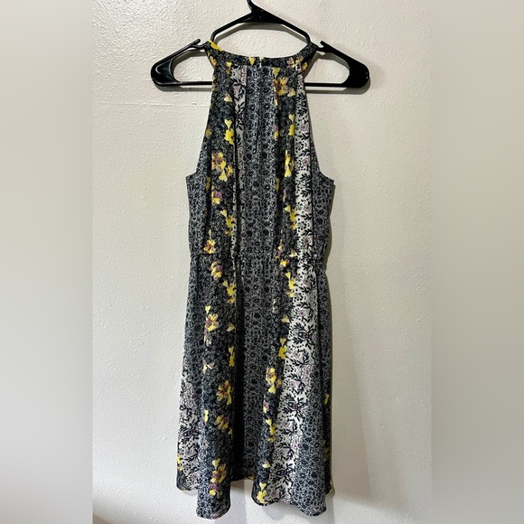 LOFT Tie Waist Floral Paisley Halter Dress - Medium - Picture 5 of 11